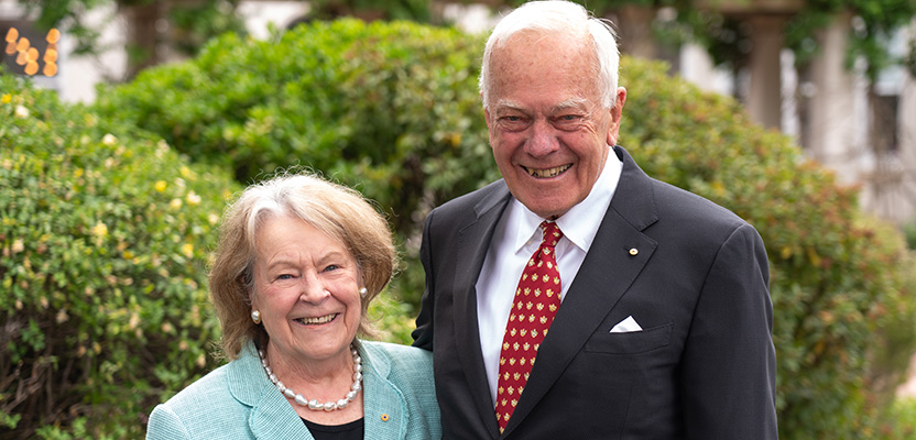 Brian and Dianne Anderson establish new medal for information and communications technology